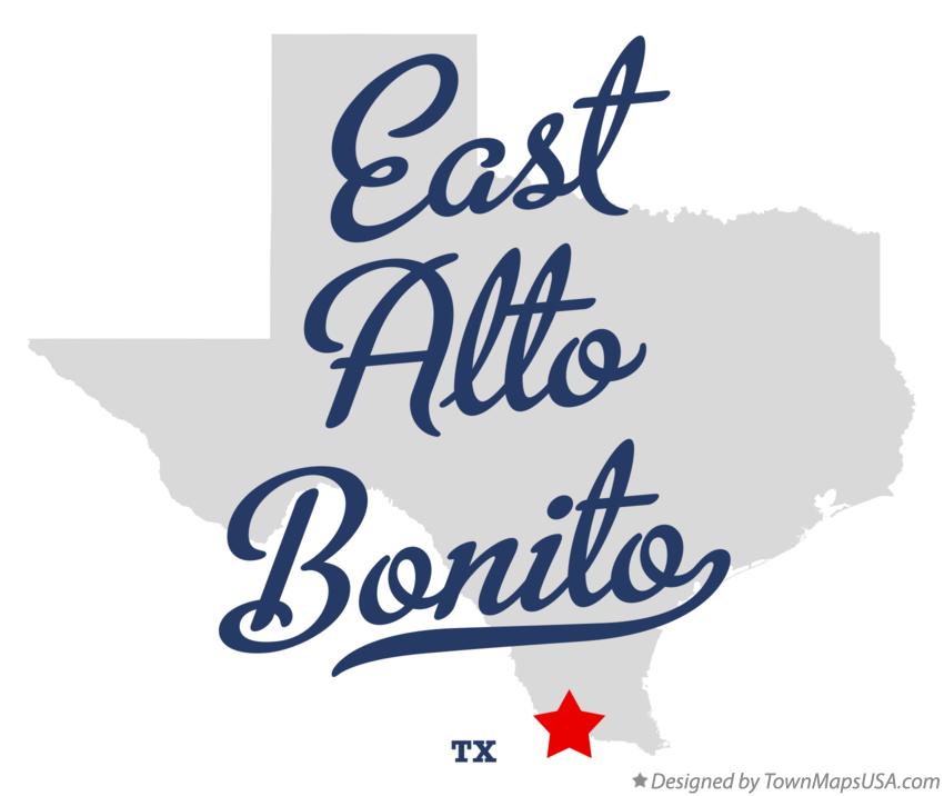 Map of East Alto Bonito Texas TX