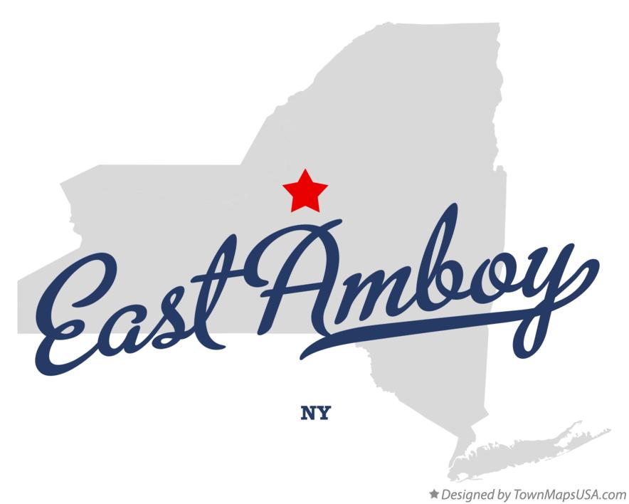 Map of East Amboy New York NY