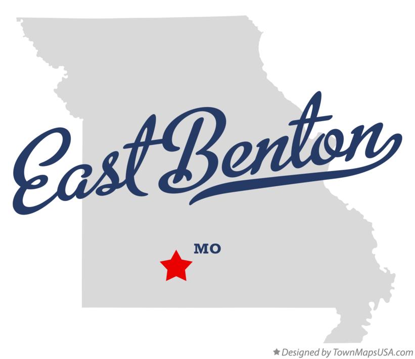 Map of East Benton Missouri MO