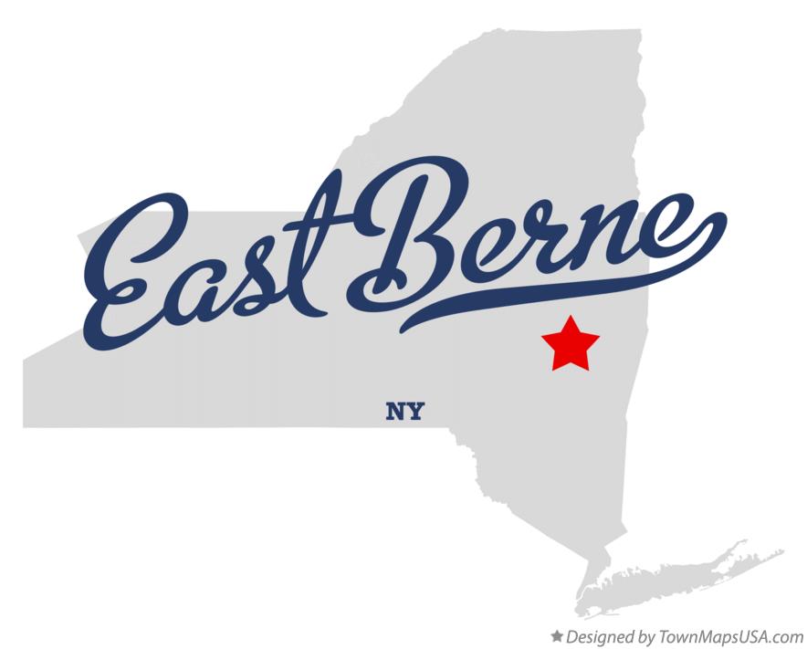 Map of East Berne New York NY
