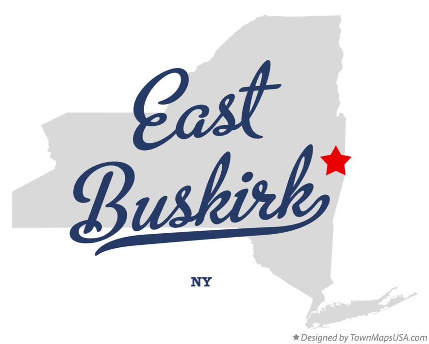 Map of East Buskirk New York NY