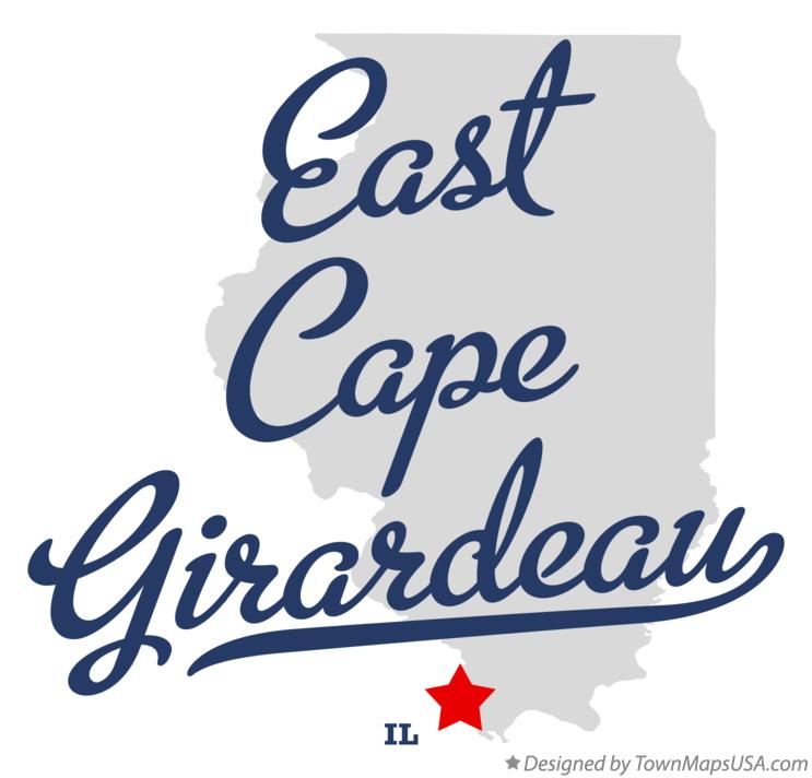 Map of East Cape Girardeau Illinois IL
