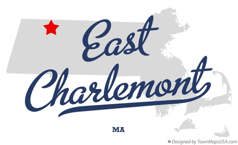 Map of East Charlemont Massachusetts MA