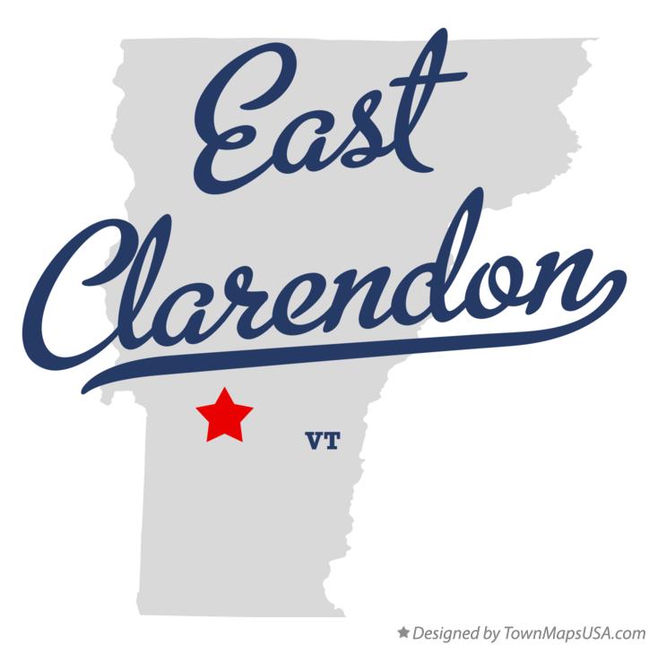 Map of East Clarendon Vermont VT