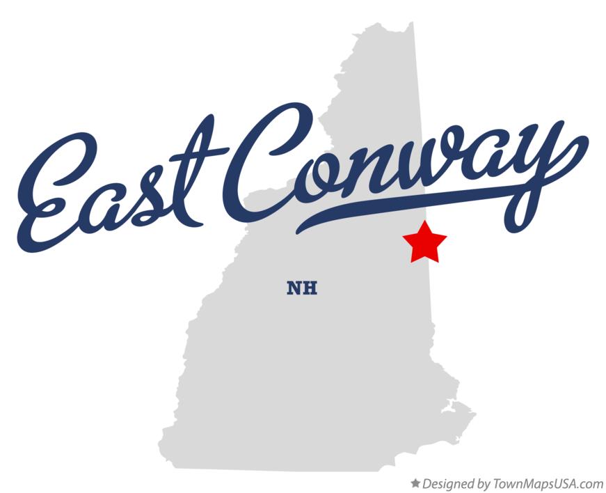 Map of East Conway New Hampshire NH