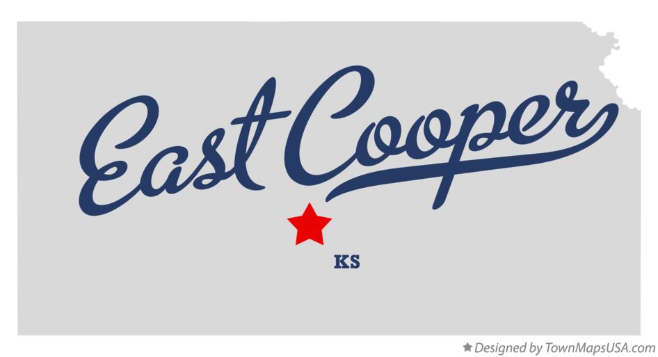 Map of East Cooper Kansas KS
