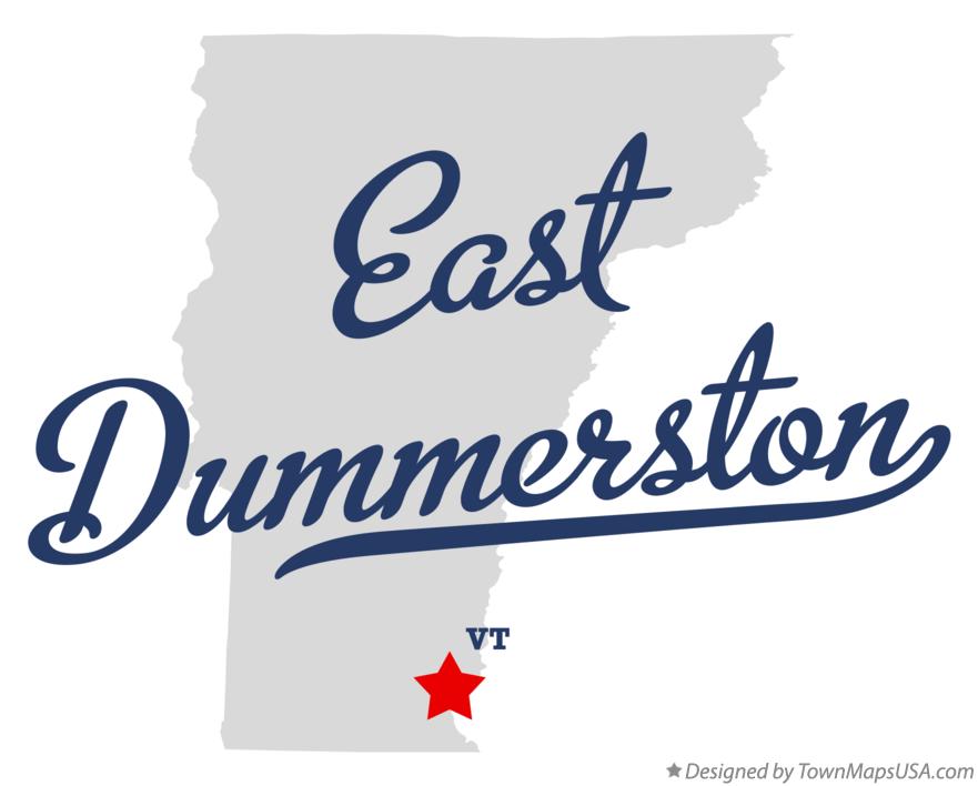Map of East Dummerston Vermont VT