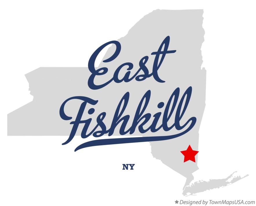 Map of East Fishkill New York NY