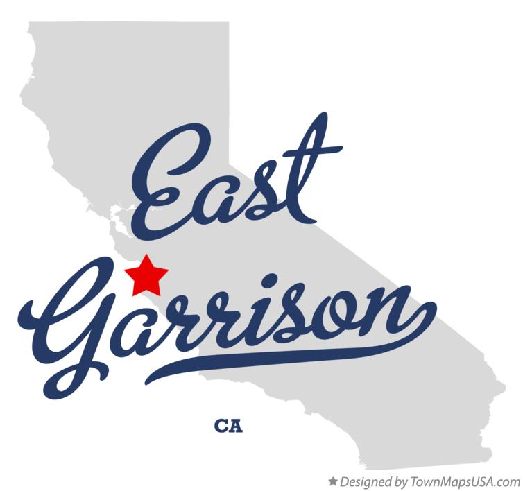 Map of East Garrison California CA