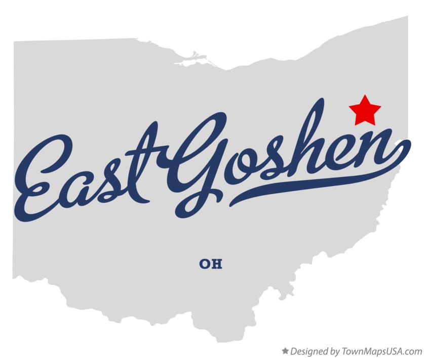 Map of East Goshen Ohio OH