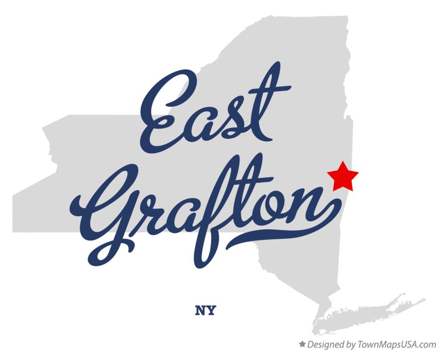 Map of East Grafton New York NY