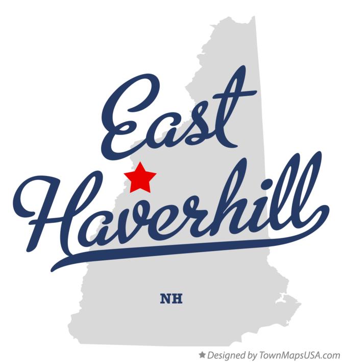 Map of East Haverhill New Hampshire NH