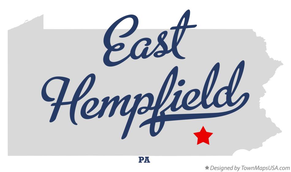 Map of East Hempfield Pennsylvania PA