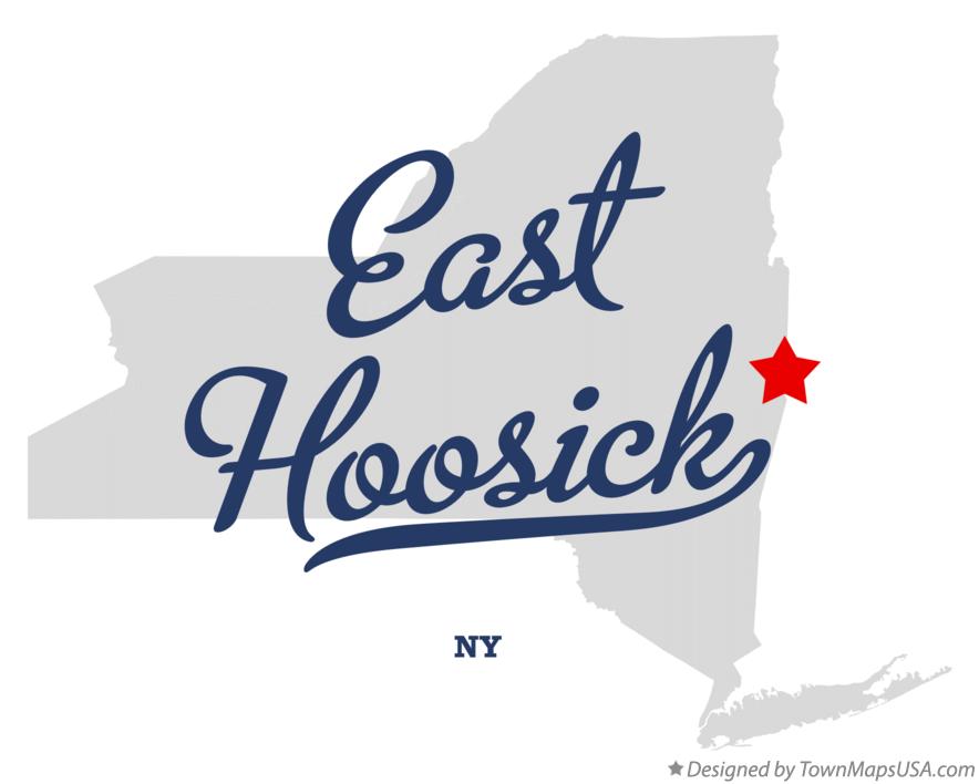 Map of East Hoosick New York NY