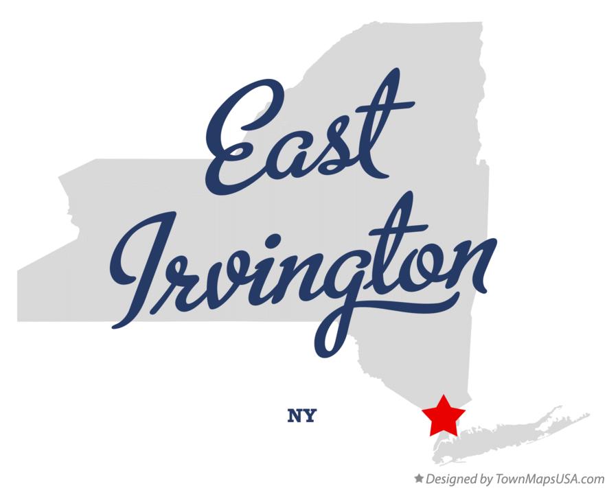 Map of East Irvington New York NY