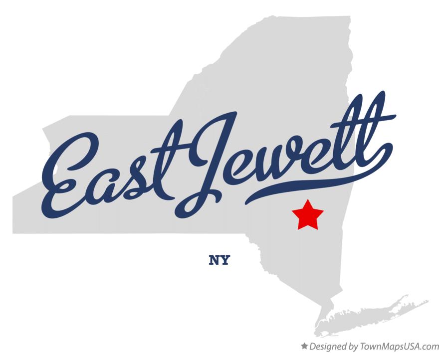 Map of East Jewett New York NY