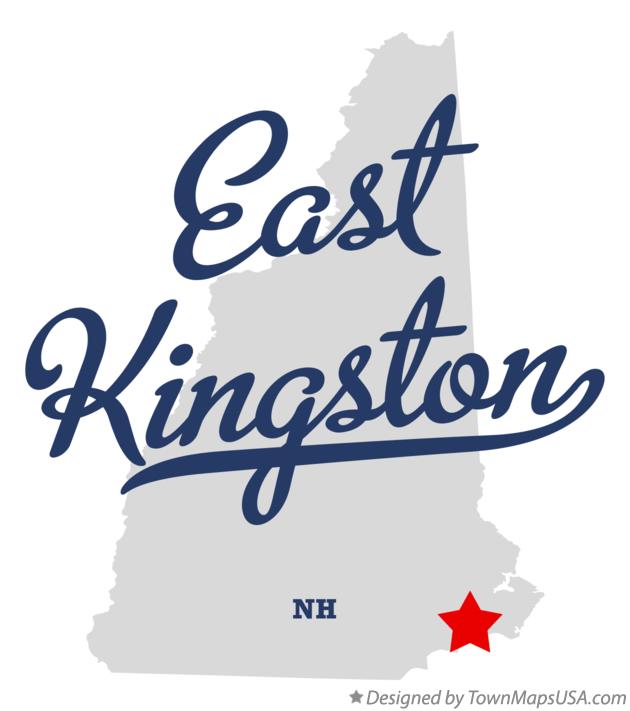 Map of East Kingston New Hampshire NH