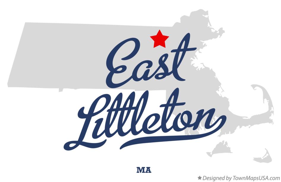 Map of East Littleton Massachusetts MA