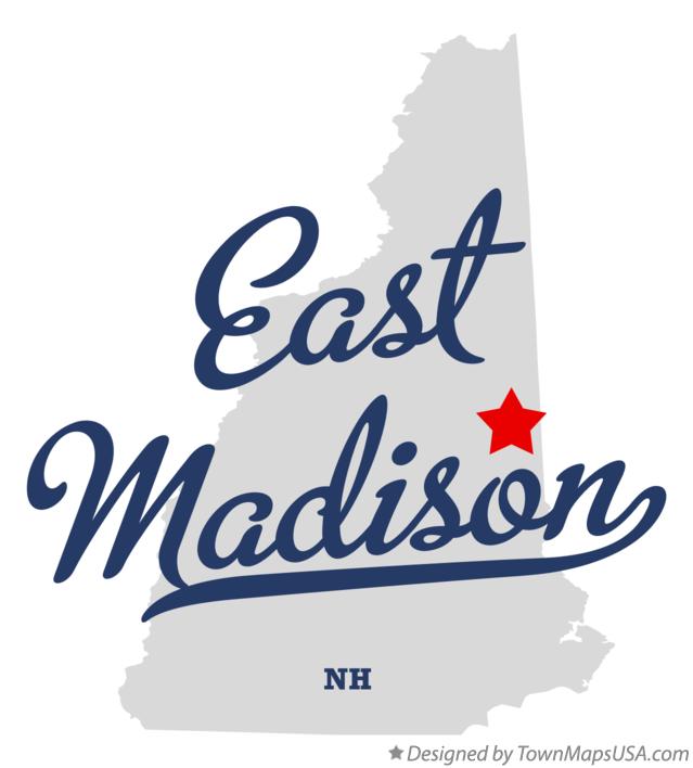 Map of East Madison New Hampshire NH