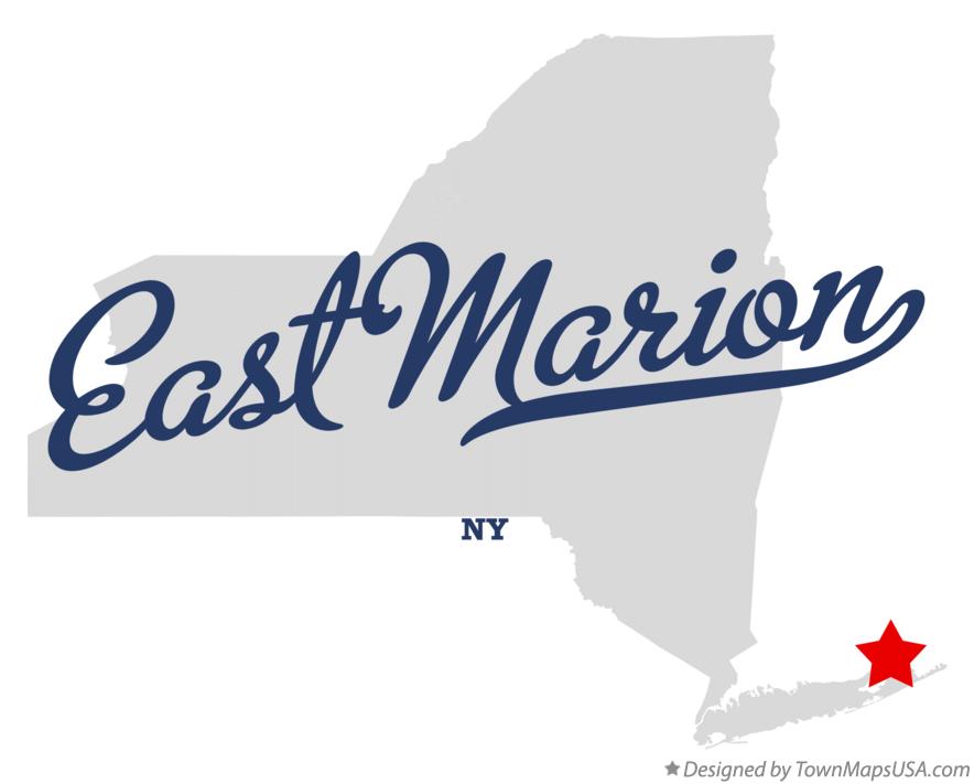 Map of East Marion New York NY