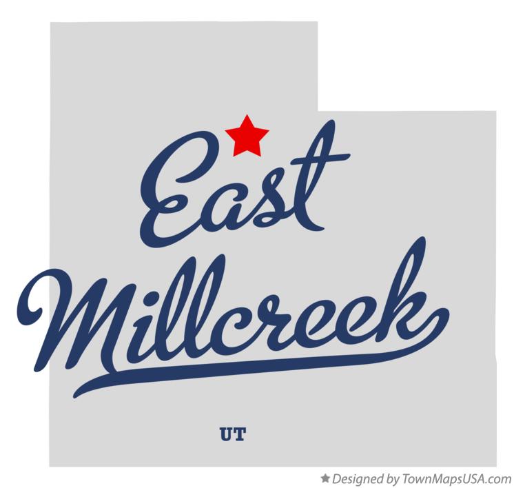 Map of East Millcreek Utah UT