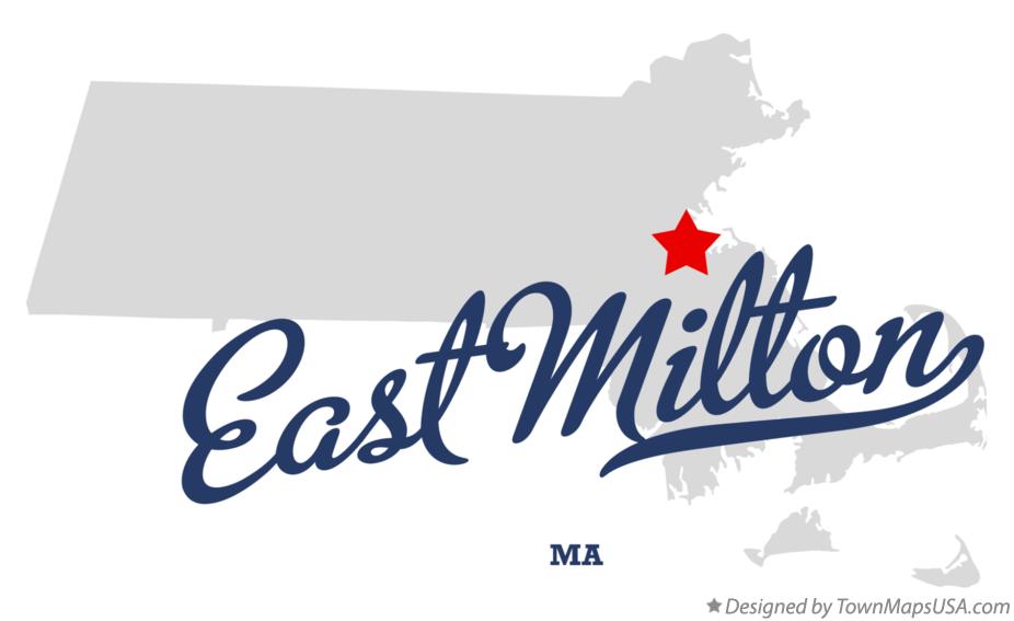 Map of East Milton Massachusetts MA
