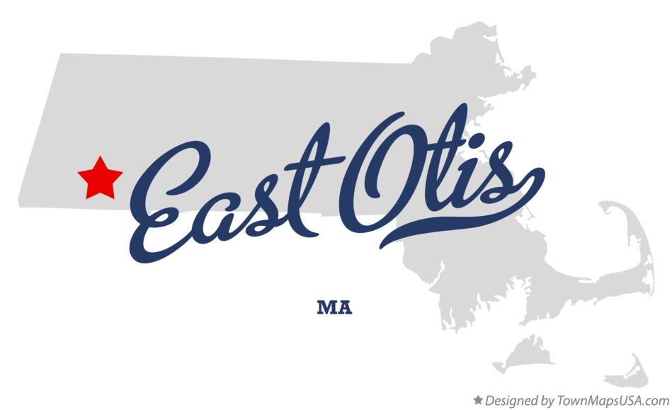 Map of East Otis Massachusetts MA
