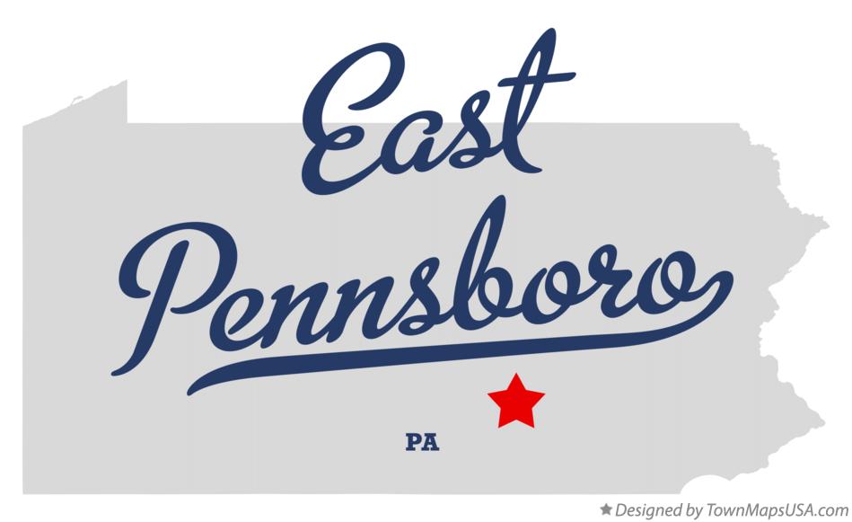 Map of East Pennsboro Pennsylvania PA