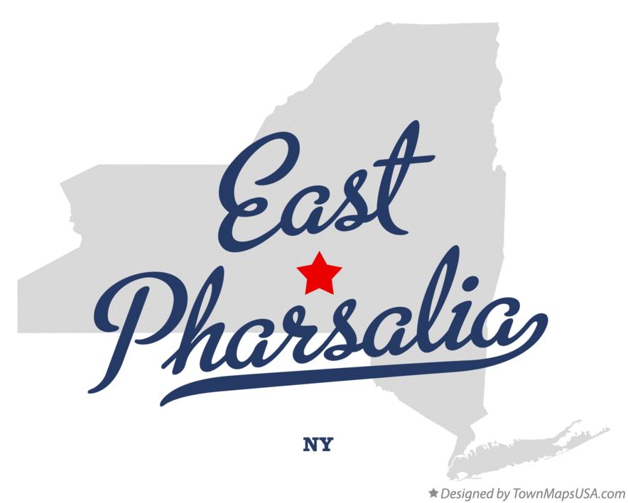 Map of East Pharsalia New York NY
