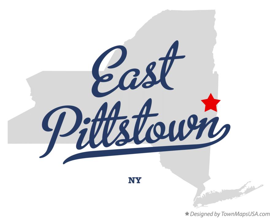 Map of East Pittstown New York NY