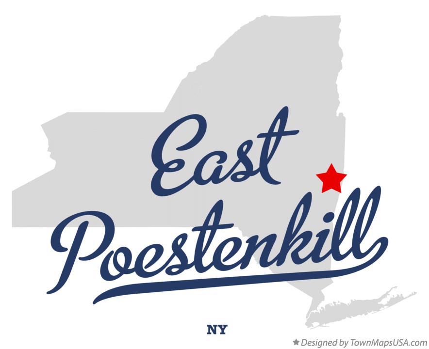 Map of East Poestenkill New York NY