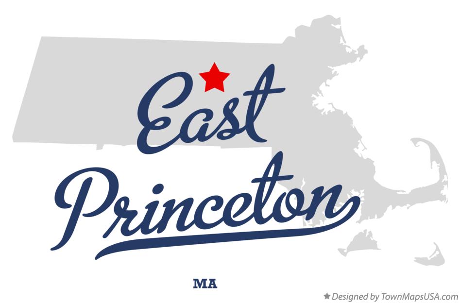 Map of East Princeton Massachusetts MA