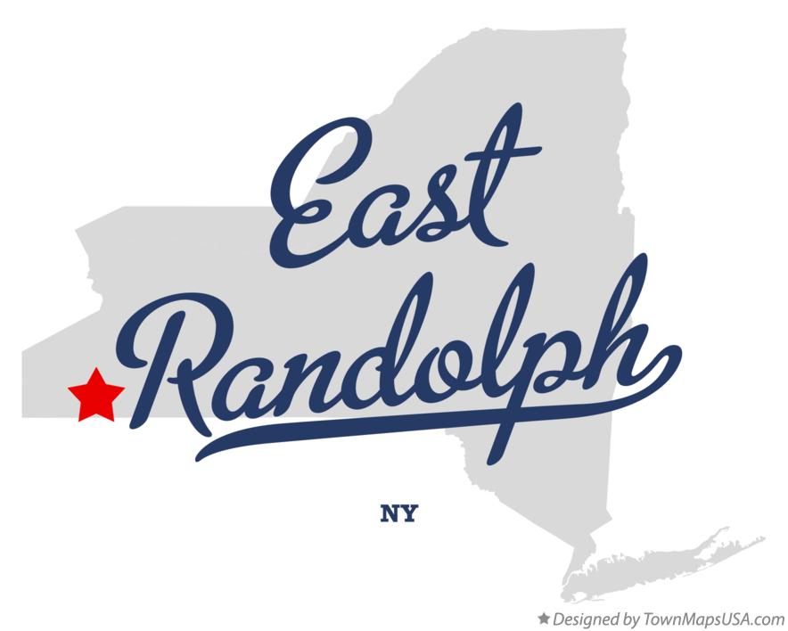 Map of East Randolph New York NY