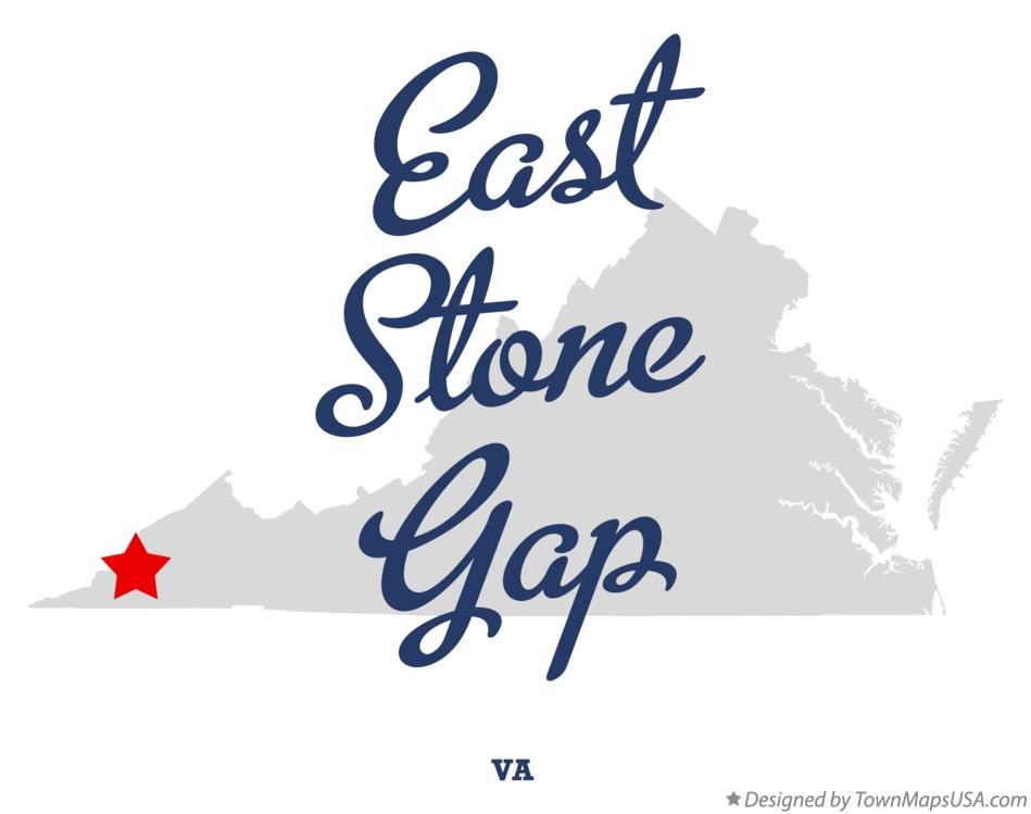 Map of East Stone Gap Virginia VA