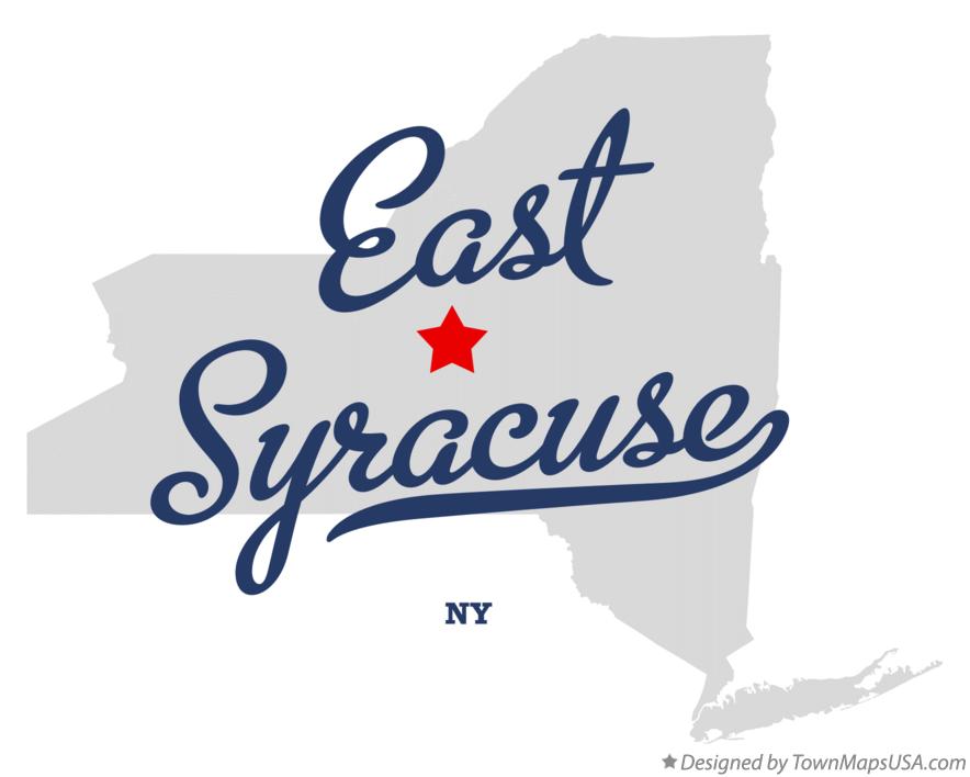Map of East Syracuse New York NY