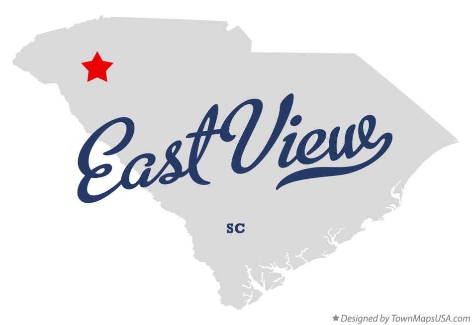 Map of East View South Carolina SC