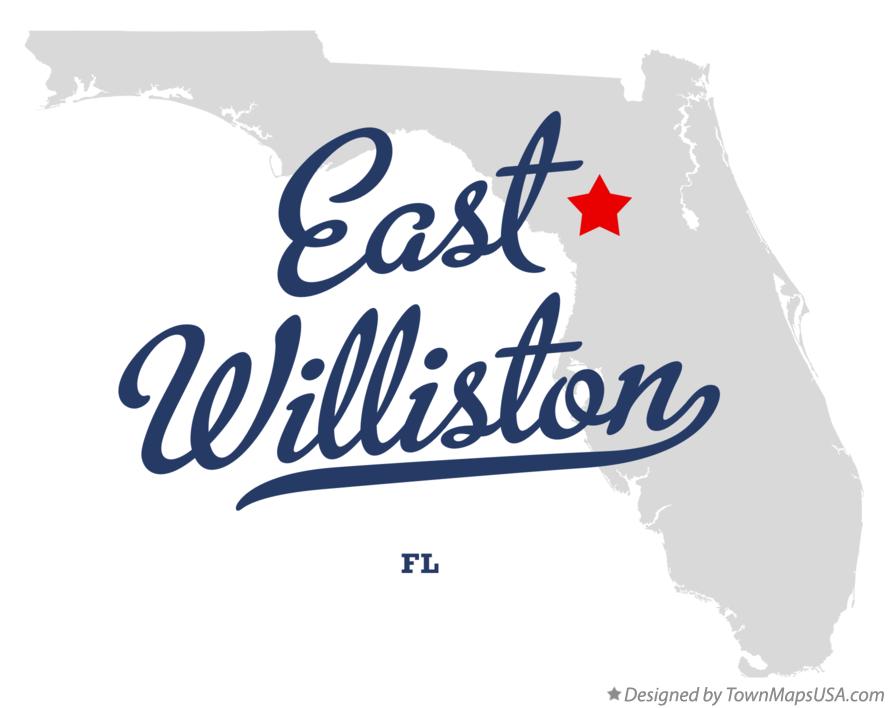 Map of East Williston Florida FL