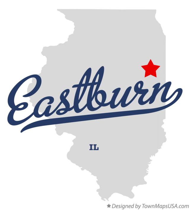 Map of Eastburn Illinois IL
