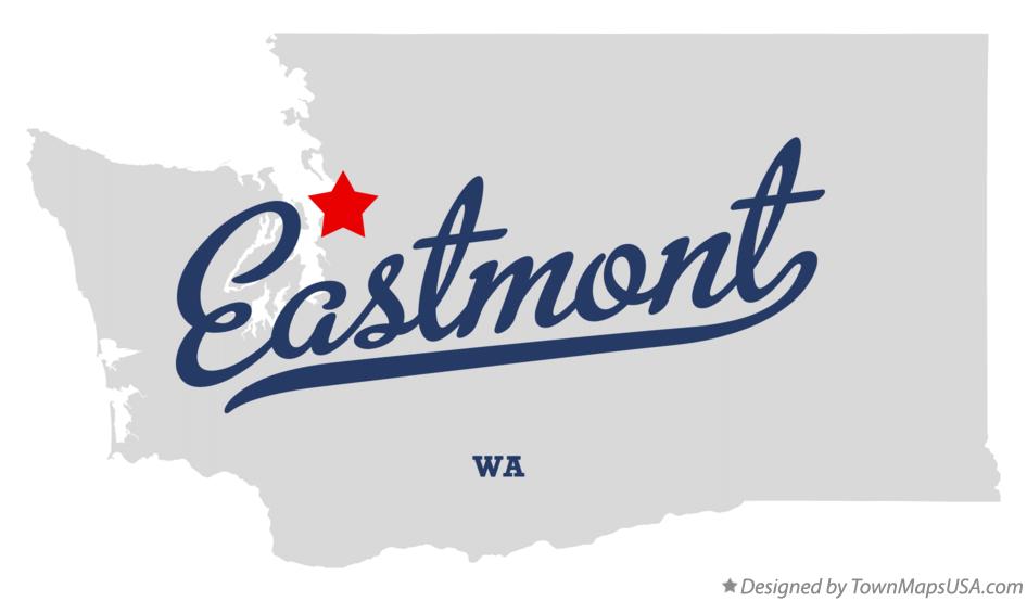 Map of Eastmont Washington WA