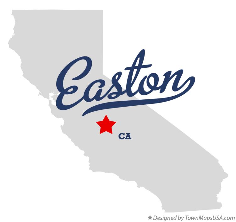 Map of Easton California CA