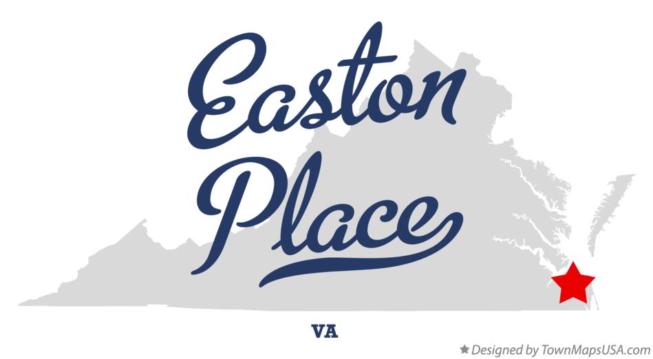 Map of Easton Place Virginia VA