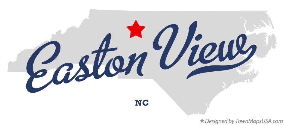 Map of Easton View North Carolina NC
