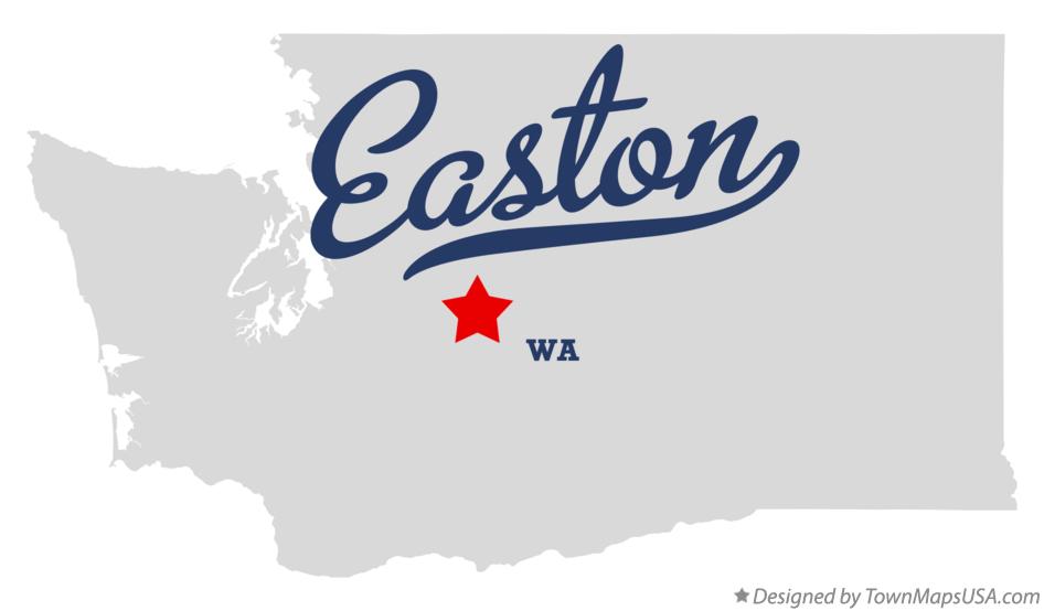 Map of Easton Washington WA