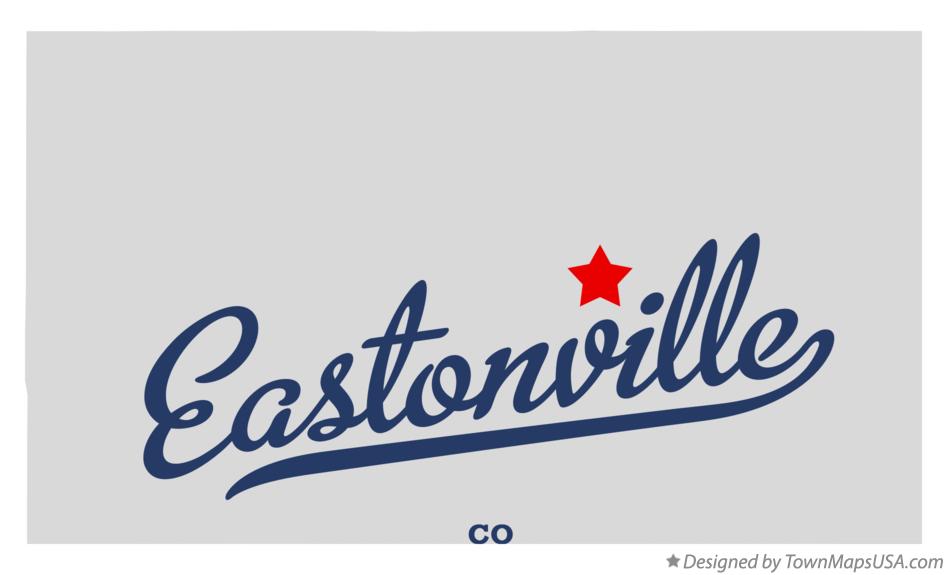 Map of Eastonville Colorado CO
