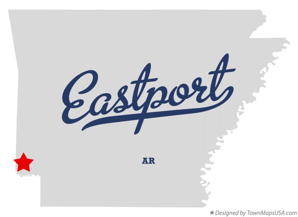 Map of Eastport Arkansas AR