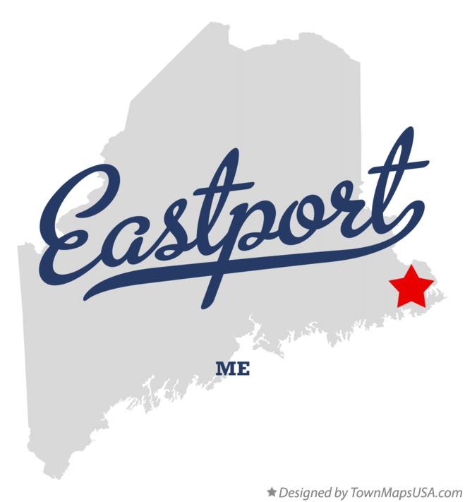 Map of Eastport Maine ME