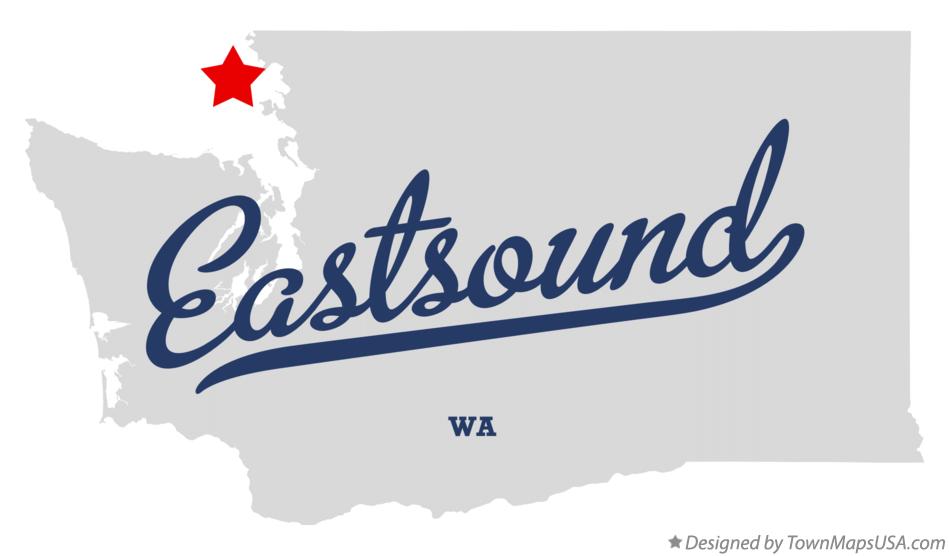 Map of Eastsound Washington WA