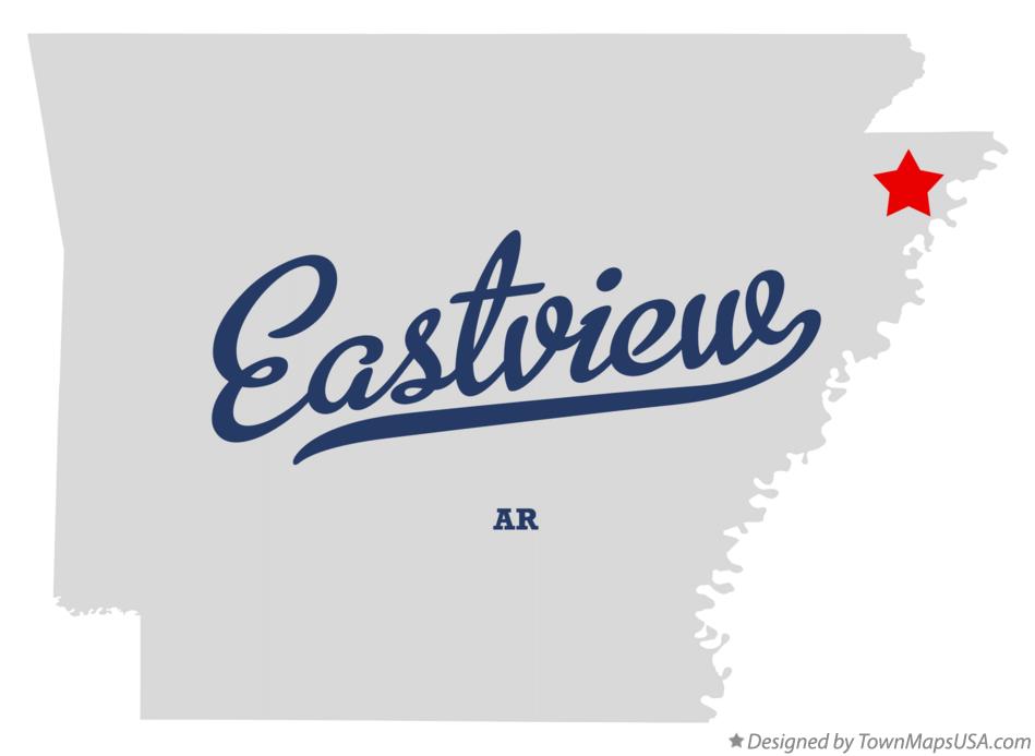Map of Eastview Arkansas AR