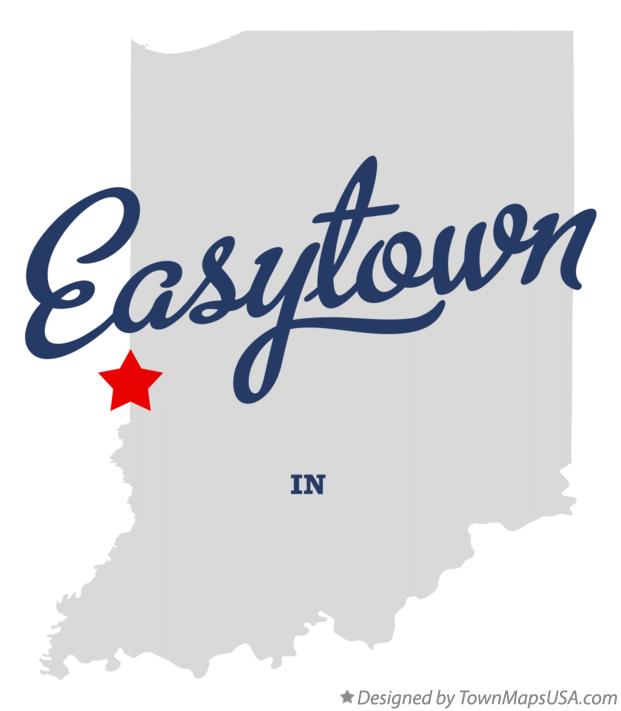 Map of Easytown Indiana IN