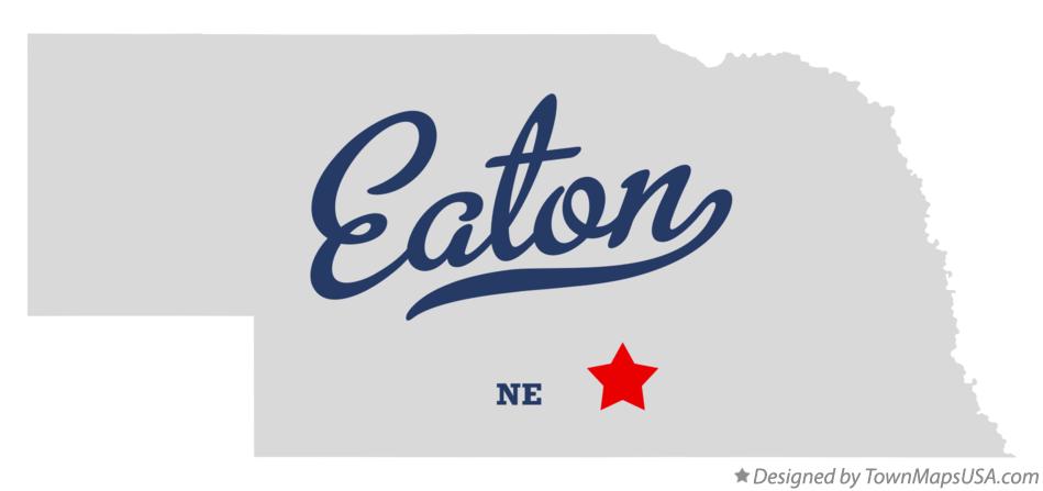 Map of Eaton Nebraska NE